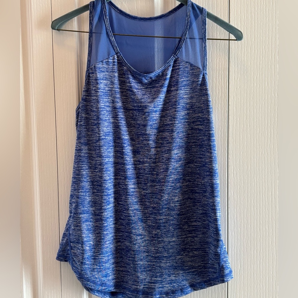 *2 for $10 * Blue Sleeveless Women's Athletic Tank Top